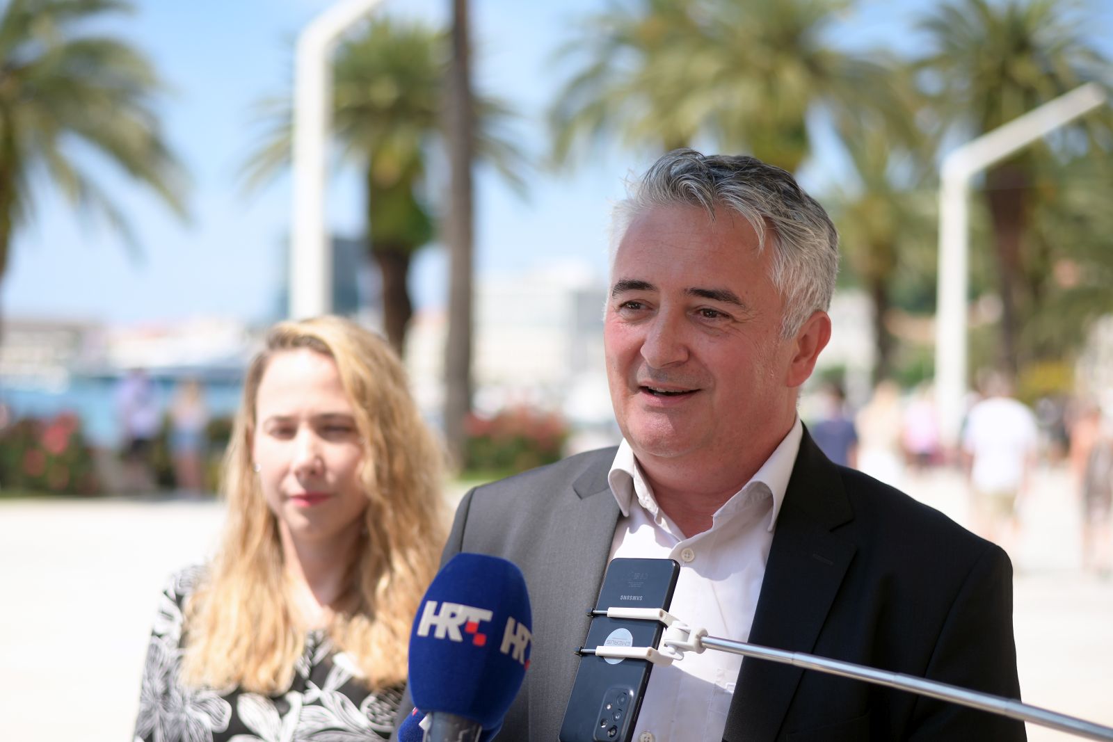 Split, 9.0.6.2022.- Konferencija za novinare stranke Most na temu turizma. Na slici Đani Bunja.  foto HINA/ Mario STRMOTIĆ/ ms