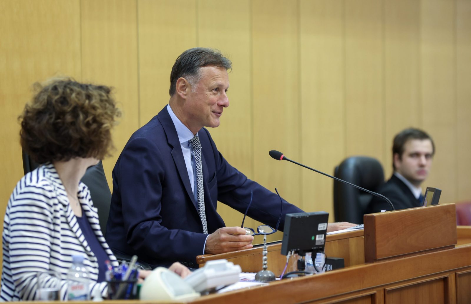 Zagreb, 18.06.2023 - Sjednica Hrvatskog sabora. Na slici predsjednik Hrvatskog sabora Gordan Jandroković.
foto HINA/ Damir SENČAR/ ds