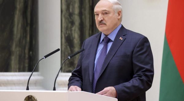 epa10713845 A handout photo made available by the Belarus President Press-service shows Belarusian President Alexander Lukashenko deliveriing a speech during the presentation of general's shoulder straps to the highest officers of the Belarusian army in Minsk, Belarus, 27 June 2023. According to the Belarussian state new sagency Belta, President Lukashenko confirmed that the founder of the private military company (PMC) Wagner Group Yevgeny Progozhin, is in the country and that " Belarus will benefit form the group's fighters' experience. On 24 June, counter-terrorism measures were enforced in Moscow and other Russian regions after (PMC) Wagner Group Chief Prigozhin claimed that his troops had occupied the building of the headquarters of the Southern Military District in Rostov-on-Don, demanding a meeting with Russia's defense chiefs. Belarusian President Lukashenko, a close ally of Putin, negotiated a deal with Wagner chief Prigozhin to stop the movement of the group's fighters across Russia. Prigozhin announced that Wagner fighters were turning their columns around and going back in the other direction, returning to their field camps.  E  EPA/BELARUS PRESIDENT PRESS-SERVICE /HANDOUT HANDOUT HANDOUT EDITORIAL USE ONLY/NO SALES HANDOUT EDITORIAL USE ONLY/NO SALES