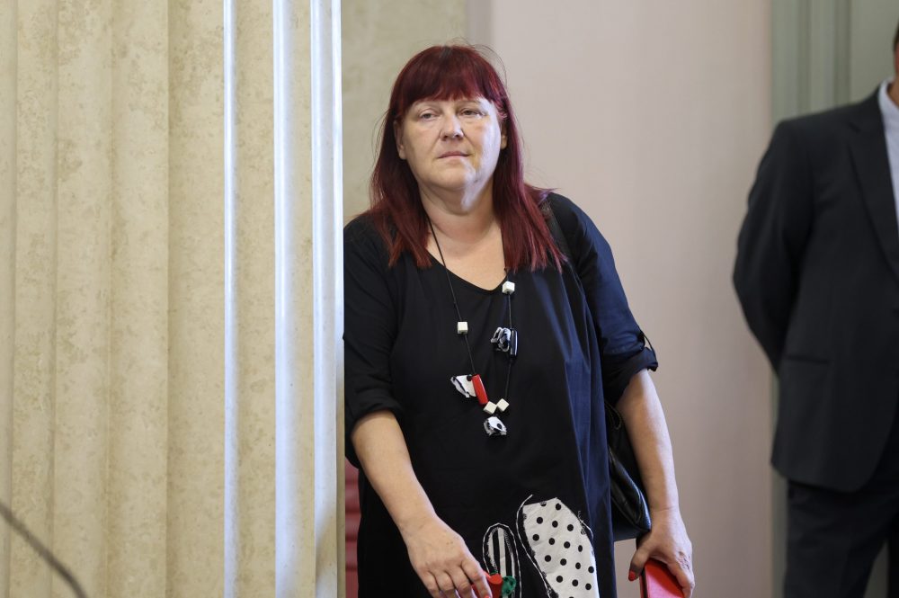 Zagreb, 22.07.2023 - Nastavak trodnevne 17. izvanredne sjednice Hrvatskoga sabora na kojoj zastupnici raspravljaju o tome koje su institucije i osobe odgovorne za financijsku štetu nanesenu HEP-u u provedbi Uredbe o otklanjanju poremećaja na domaćem tržištu energije. Na slici Maja Grba Bujević.
foto HINA/ Damir SENČAR/ ds