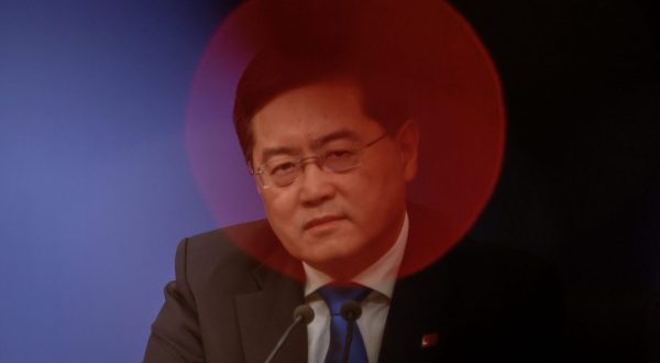 epa10767560 (FILE) - Chinese Foreign Minister Qin Gang looks on during a press conference in Beijing, China, 07 March 2023 (reissued 25 July 2023). Qin Gang was removed from the post of China's top diplomat, state media reported on 25 July, adding that he will be replaced by his predecessor Wang Yi.  EPA/MARK R. CRISTINO