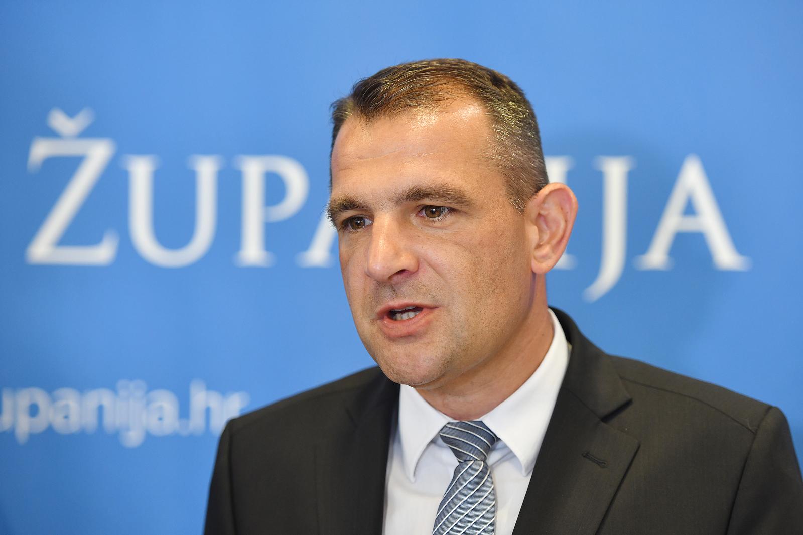 01.07.2022., Cakovec - Izaslanstvo Primorsko-goranske zupanije u posjetu Medjimurju. Zupani Matija Posavec i Zlatko Komadina odrzali konferenciju za medije.  Photo: Vjeran Zganec Rogulja/PIXSELL