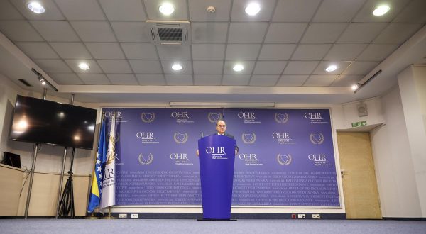 01.07.2023., Sarajevo, Bosna i Hercegovina - Visoki predstavnik u BiH Christian Schmidt odrzao je konferenciju za medije. Photo: Armin Durgut/PIXSELL