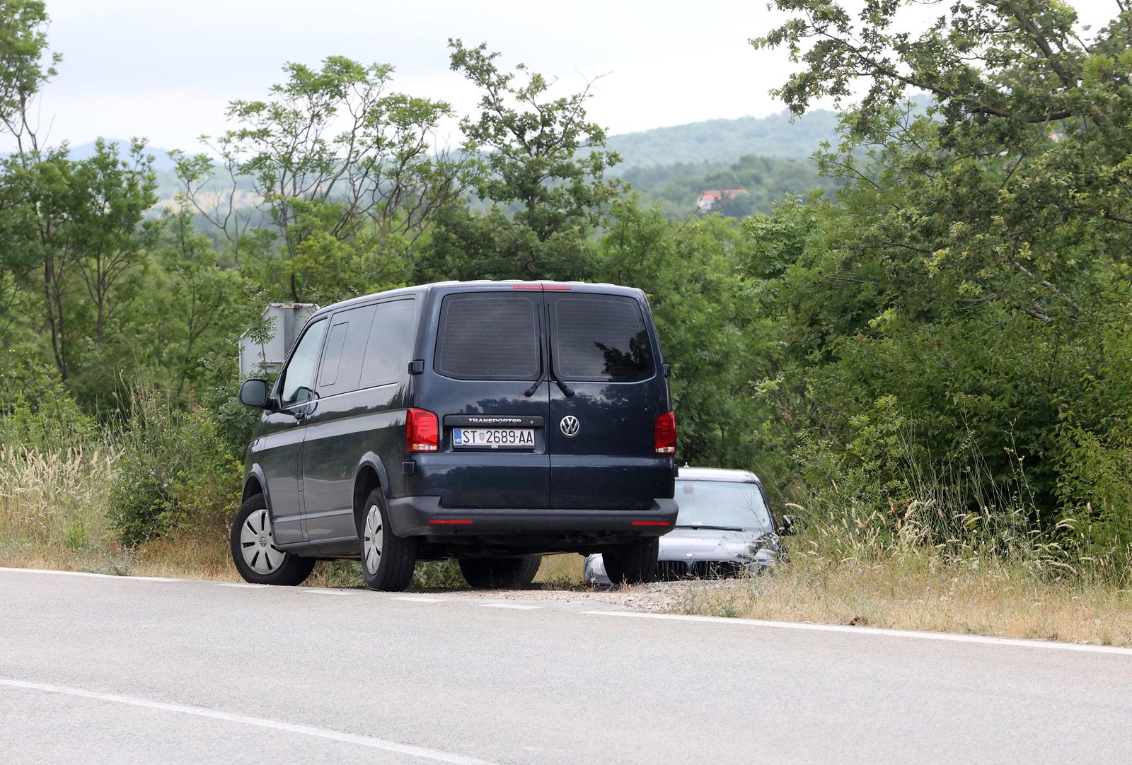 01.07.2023., Trogir - Mjesto na kojemu je policija uhitilia Branka Mamica zbog pokusaja ubojstva. Photo: Ivana Ivanovic/PIXSELL