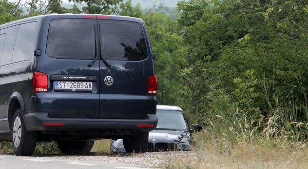 01.07.2023., Trogir - Mjesto na kojemu je policija uhitilia Branka Mamica zbog pokusaja ubojstva. Photo: Ivana Ivanovic/PIXSELL