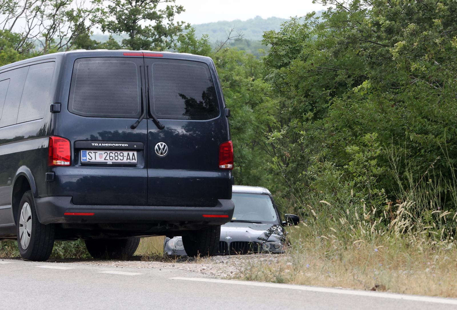 01.07.2023., Trogir - Mjesto na kojemu je policija uhitilia Branka Mamica zbog pokusaja ubojstva. Photo: Ivana Ivanovic/PIXSELL