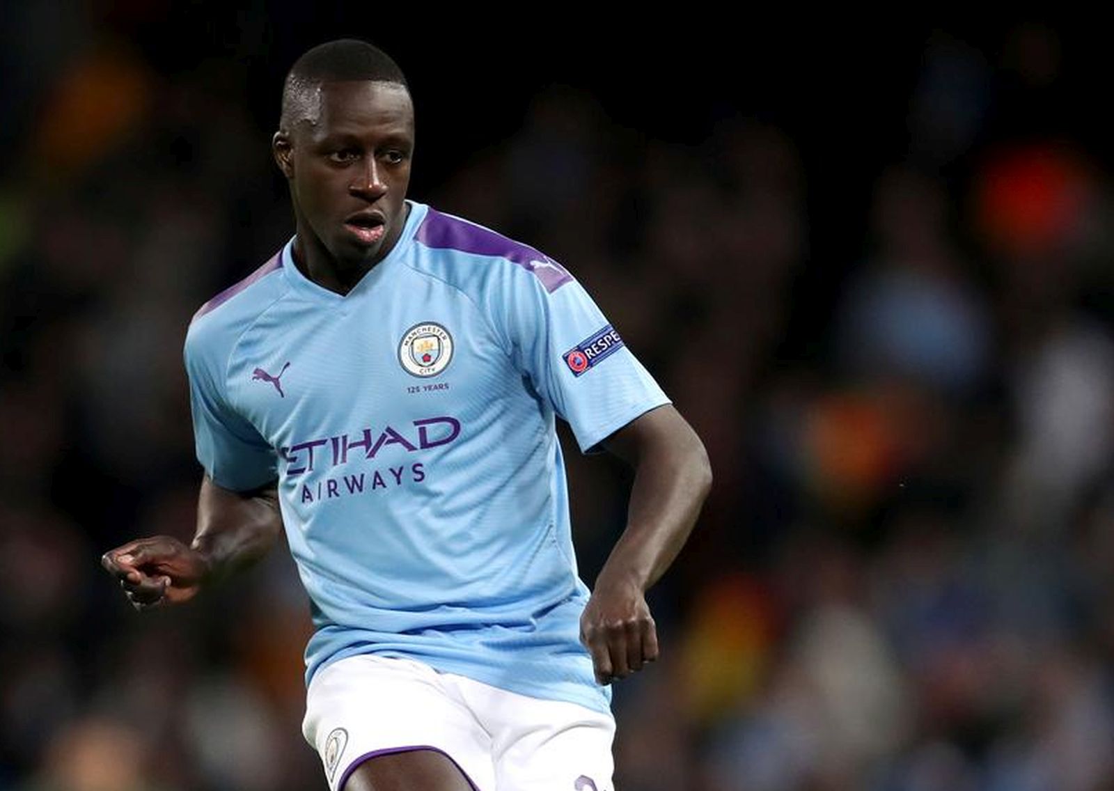 01.10.2019., stadion Etihad, Manchester, Engleska - UEFA Lige prvaka, skupina C, 2. kolo, Manchester City - GNK Dinamo. Benjamin MendyrPhoto: Igor Kralj/PIXSELL
