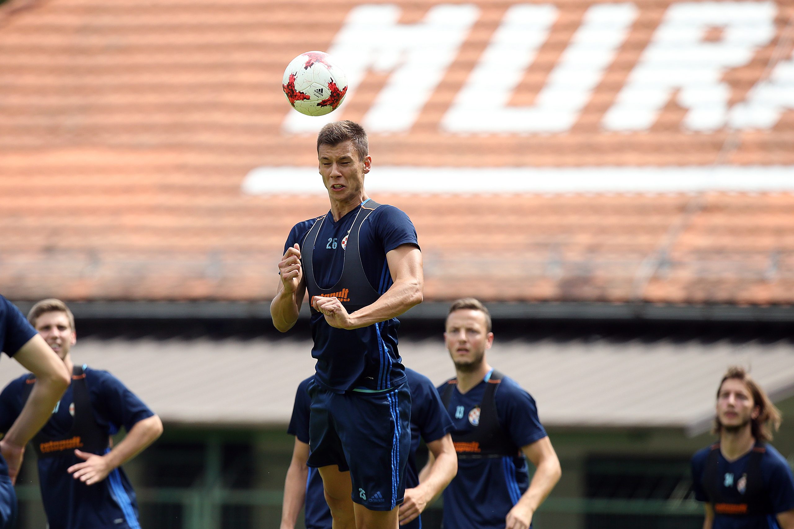 Murska Sobota: Jutarnji trening nogometaša Dinama 03.07.2018., Stadion Fazanerija, Murska Sobota, Slovenija - Jutarnji trening nogometnog kluba GNK Dinamo Zagreb. Filip Benkovic. rPhoto: Goran Stanzl/PIXSELL