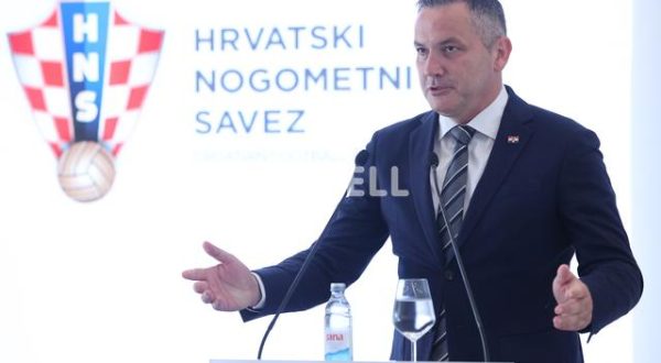 03.07.2023., Velika Gorica - Svecano potpisivanje Sporazuma o darovanju zemljista izmedju Vlade RH i Hrvatskog nogometnog saveza. Photo: Marko Prpic/PIXSELL