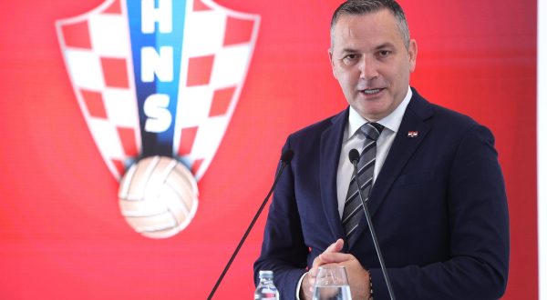 03.07.2023., Velika Gorica - Svecano potpisivanje Sporazuma o darovanju zemljista izmedju Vlade RH i Hrvatskog nogometnog saveza. Photo: Marko Prpic/PIXSELL