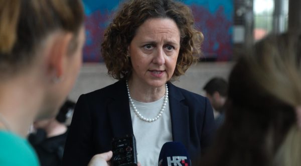 04.07.2023., Zagreb - Ministarstvo kulture predstavilo je u NSK  Pregled kulturnog razvoja i kulturnih politika u RH i nacrt Nacinalnog plana razvoja kulture i medija za radzoblje od 2023. do 2027. godine. Photo: Zeljko Hladika/PIXSELL