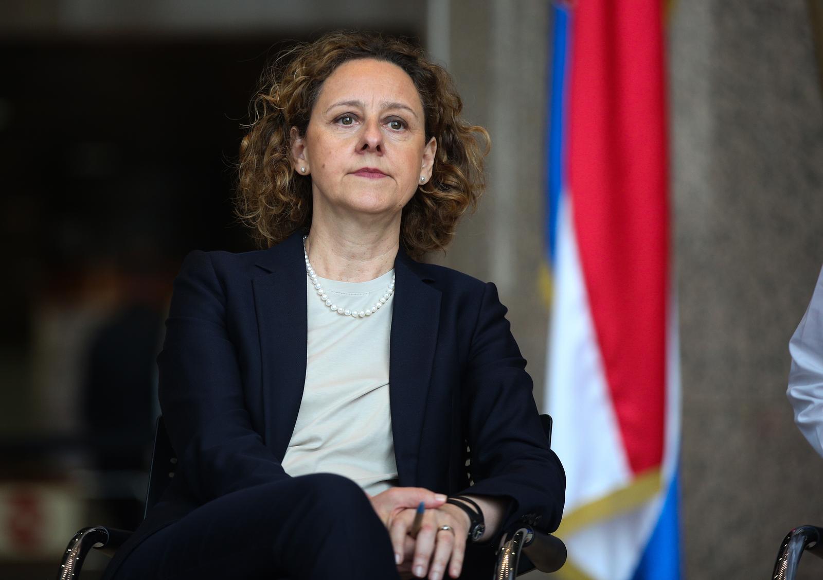 04.07.2023., Zagreb - Ministarstvo kulture predstavilo je u NSK  Pregled kulturnog razvoja i kulturnih politika u RH i nacrt Nacinalnog plana razvoja kulture i medija za radzoblje od 2023. do 2027. godine. Photo: Zeljko Hladika/PIXSELL