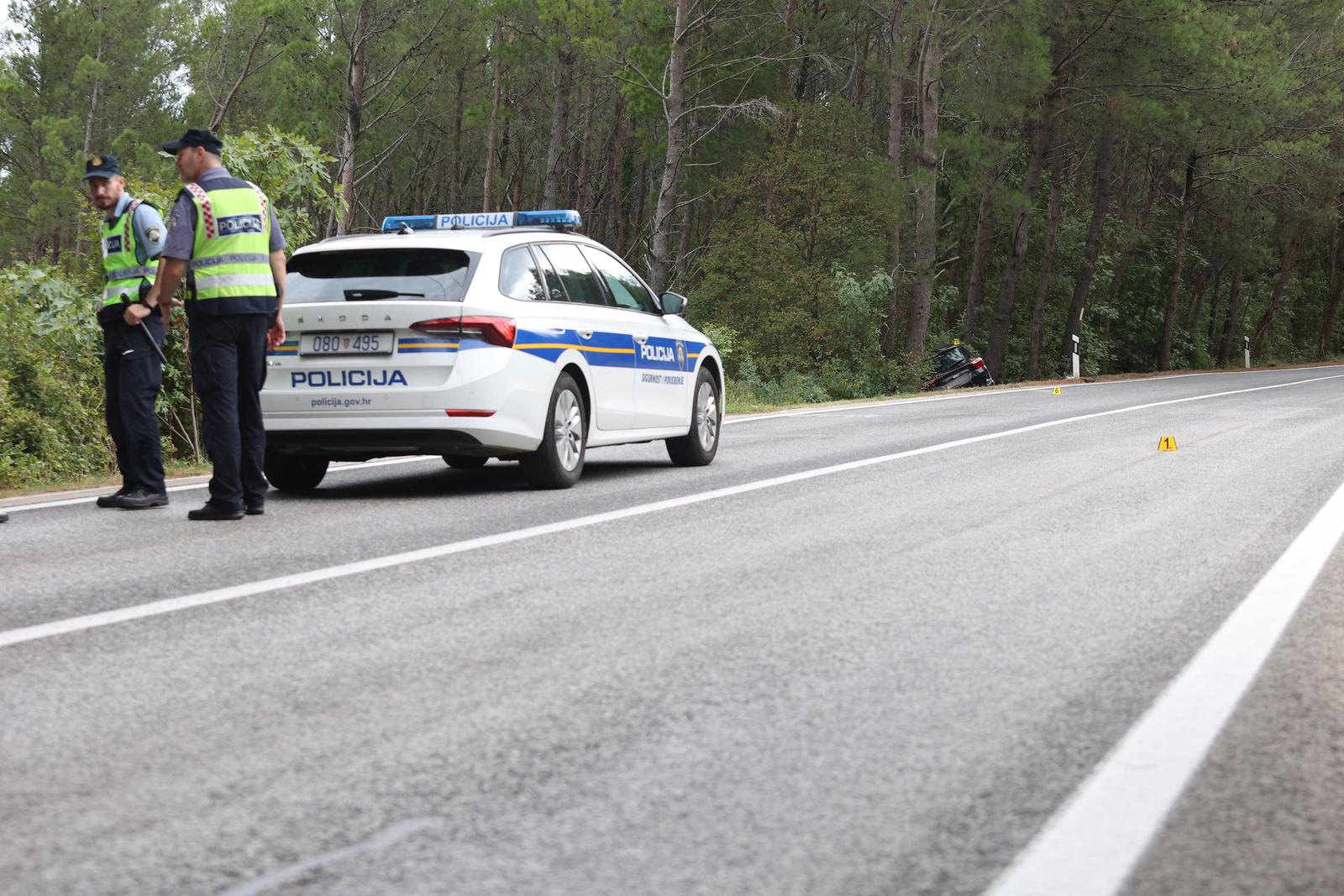 4.9.2022..,  Vozilici -  Prometna nesreca izmedu osobnog vozila i motocikla u kojoj je vozac motocikla izgubio zivot. Photo: Nel Pavletic/PIXSELL