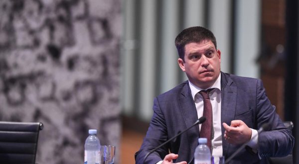 05.07.2023., Zagreb - Clanovi Vlade RH nazocit ce prezentaciji Vijece za provedbu Kodeksa ponasanja državnih duznosnika u tijelima izvrsne vlasti. Predsjednik Vlade Andreja Plenkovic i predsjednica Vijeca za provedbu Kodeksa ponasanja drzavnih duznosnika u tijelima izvrsne vlasti dr. sc. Suncane Roksandic. Photo: Igor Soban/PIXSELL