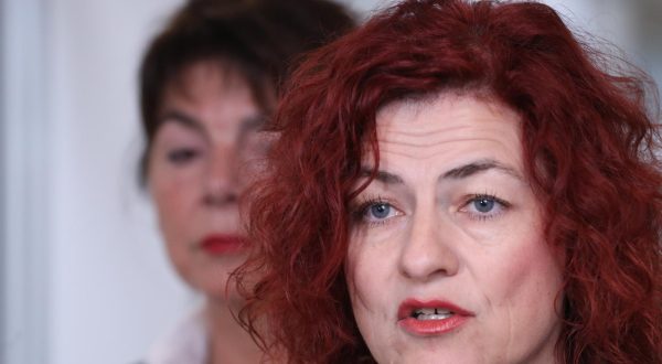 05.12.2022.,Split - Uoci pocetka sjednice Zupanijske skupstine, koalicija ZA odrzala konferencija za medije.Medijima se obratili Dasa Dragnic, novi vjecnici Kristina Vidan i Matejaz Jozipovic.
 Photo: Ivo Cagalj/PIXSELL
