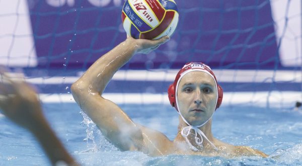 06.09.2022., Spaladium Arena, Split - LEN Europsko prvenstvo u vaterpolu za muskarce, cetvrtfinale, Hrvatska - Gruzija. Marko Bijac  Photo: Miroslav Lelas/PIXSELL
