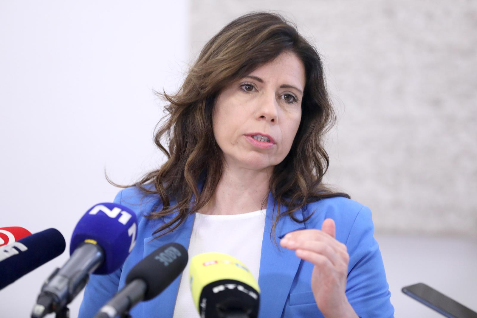 07.07.2023., Zagreb - Na konferenciji za medije odrzanoj u Saboru clenici oporbe iznijeli su svoje stavove o slucaju HEP. Photo: Patrik Macek/PIXSELL