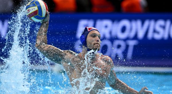 10.09.2022., Spaladium Arena, Split - LEN Europsko prvenstvo u vaterpolu za muskarce, finale, Madjarska - Hrvatska. Jerko Marinic Kragic Photo: Marko Lukunic/PIXSELL