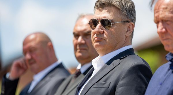 13.06.2022., Pozega - Predsjednik Republike i vrhovni zapovjednik Oruzanih snaga Republike Hrvatske sudjelova je na obiljezavanju 32. obljetnice ustrojavanja 63. „A“ samostalne gardijske bojne Zbora narodne garde Pozege i Dana hrvatskih branitelja grada Pozege. Tim povodom Predsjednik Republike urucio je odlikovanja pripadnicima 63. „A“ samostalne gardijske bojne ZNG-a . Photo: Davor Javorovic/PIXSELL