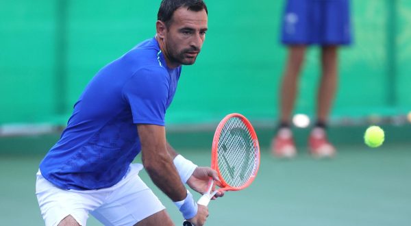 13.07.2022., Visoko, Bosna i Hercegovina - Novak Djokovic odigrao je s Ivanom Dodigom ekshibicijski teniski susret u Visokom.  Photo: Armin Durgut/PIXSELL