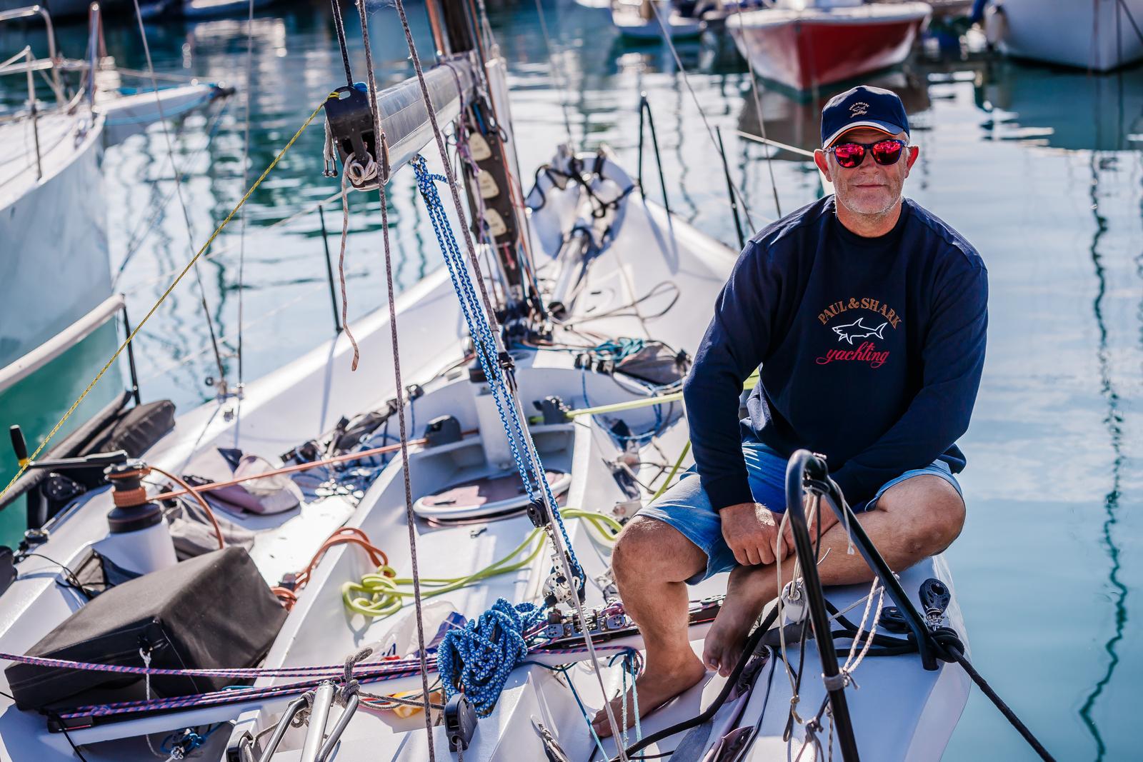 14.07.2023., Split - Nauticar i pustolov Leo Lemesic u Aci Marini Split gdje se nalaze prostorije Jedrilicarskog kluba Labud. Photo: Zvonimir Barisin/PIXSELL