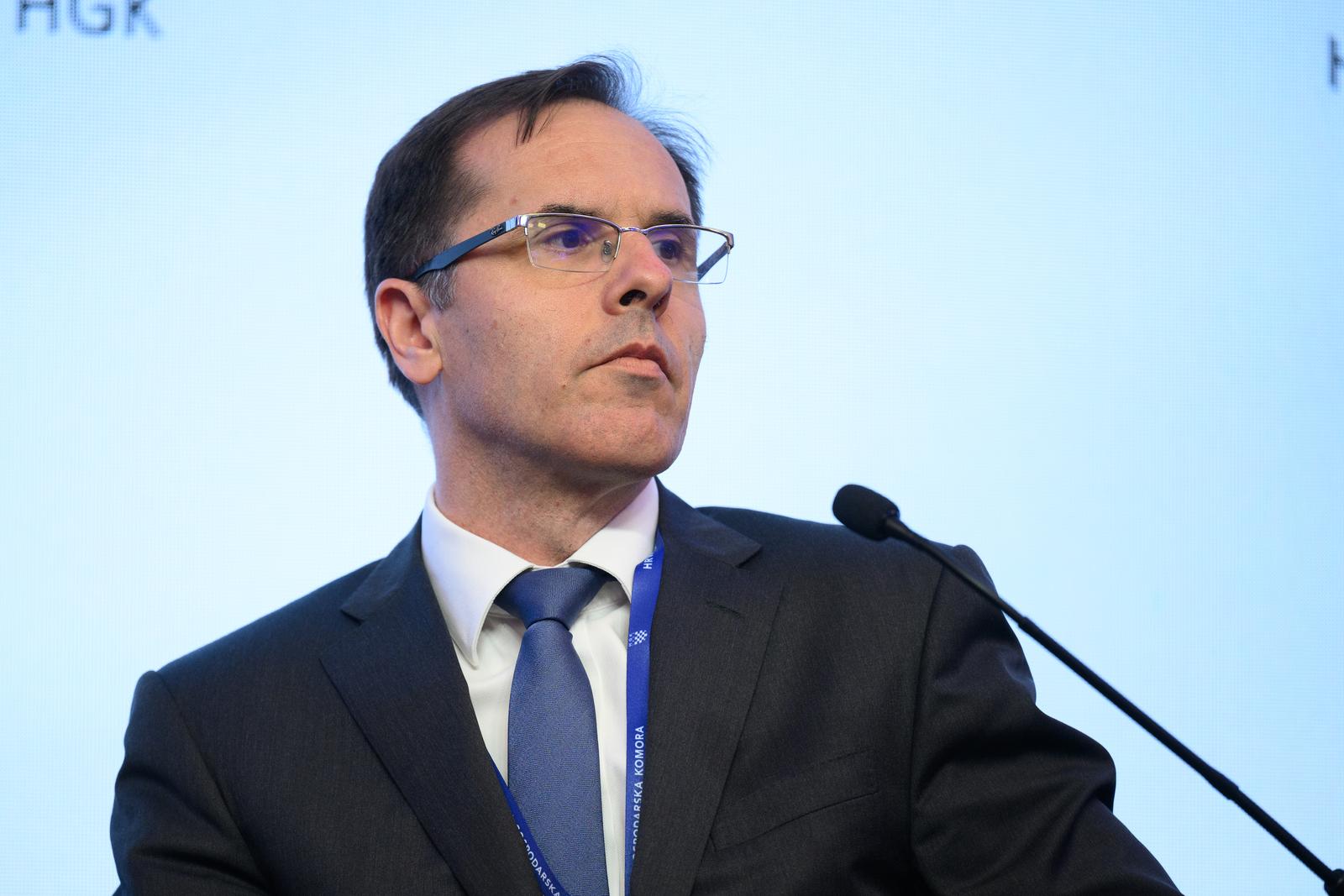15.06.2023., Zagreb - U Hotelu Westin odrzana je konferencija - Internacionalizacija: Novo gospodarsko okruzenje – nove prilike u organizaciji Hrvatske gospodarske komore. Panel 2. - Strenghthening of exports trough new investments. Goran Saravanja. Photo: Davor Puklavec/PIXSELL