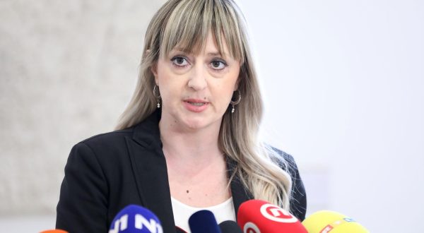 15.06.2023., Zagreb - Na konferenciji za medije odrzanoj u Saboru o zakonu o osobnim asistentima govorila je Martina Vlasic Iljic. Photo: Patrik Macek/PIXSELL