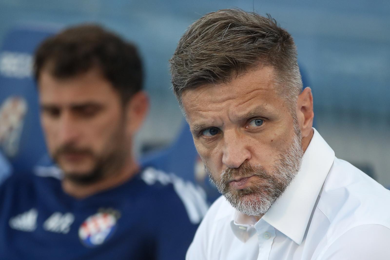 15.07.2023., stadion Maksimir, Zagreb - Susret Dinama i Hajduka u SuperSport Superkupu uvod je je novu sezonu hrvatskog nogometa. Na stadionu Maksimir prvak Hrvatske Dinamo i osvajac kupa Hajduk borit ce se za prvi trofej sezone. Igor Biscan. Photo: Matija Habljak/PIXSELL
