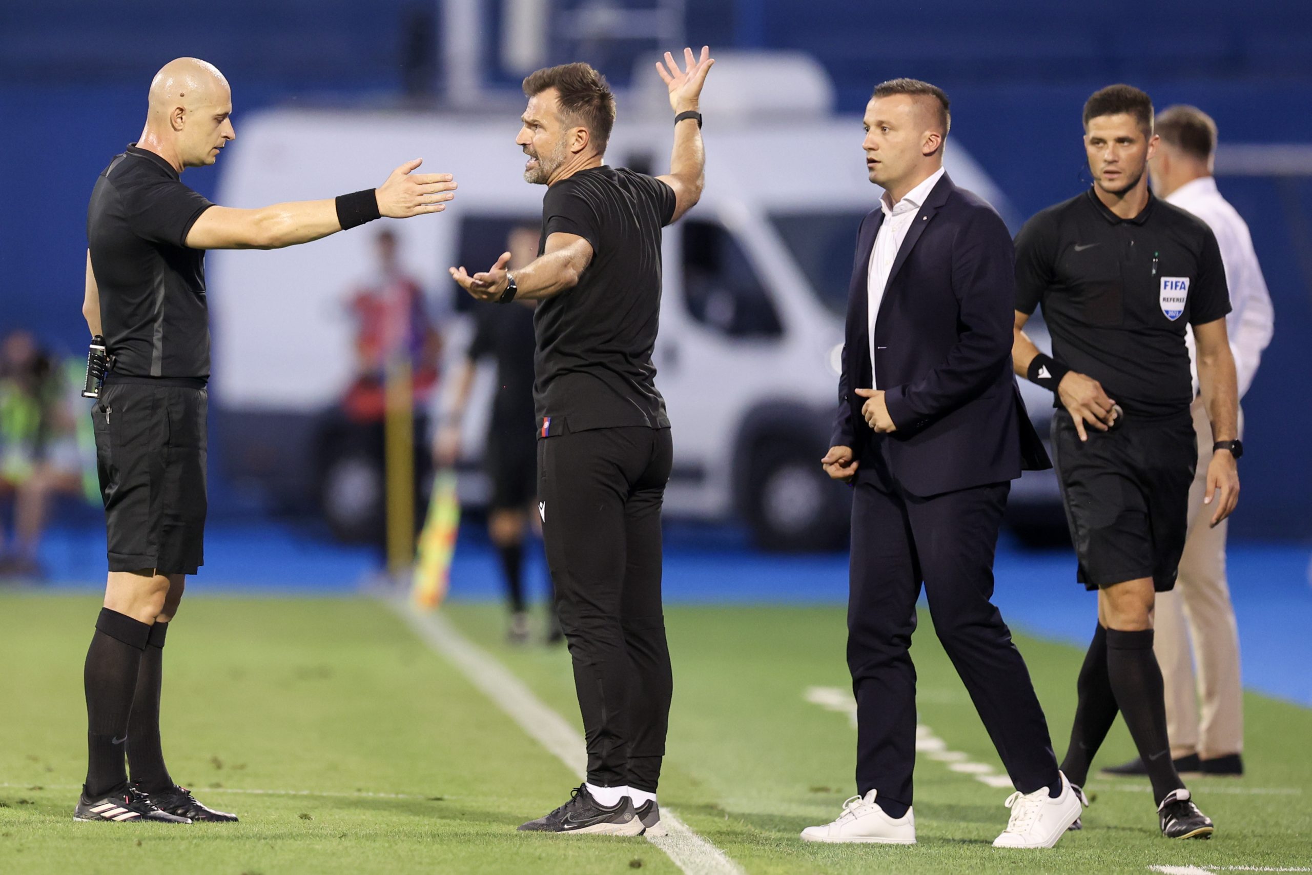 15.07.2023., stadion Maksimir, Zagreb - Susret Dinama i Hajduka u SuperSport Superkupu uvod je je novu sezonu hrvatskog nogometa. Na stadionu Maksimir prvak Hrvatske Dinamo i osvajac kupa Hajduk borit ce se za prvi trofej sezone. Photo: Marko Prpic/PIXSELL