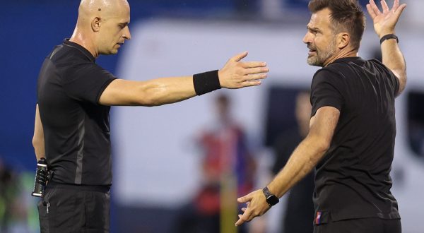 15.07.2023., stadion Maksimir, Zagreb - Susret Dinama i Hajduka u SuperSport Superkupu uvod je je novu sezonu hrvatskog nogometa. Na stadionu Maksimir prvak Hrvatske Dinamo i osvajac kupa Hajduk borit ce se za prvi trofej sezone. Photo: Marko Prpic/PIXSELL