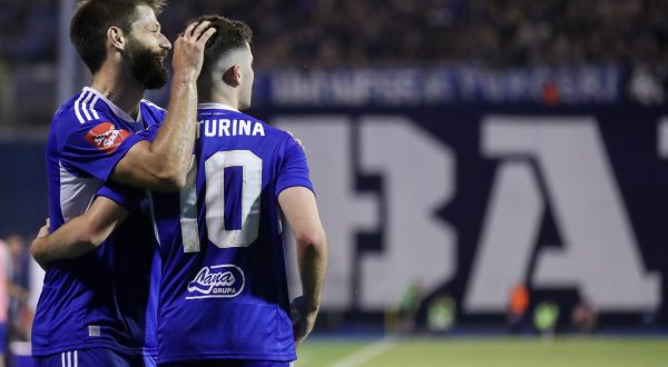 15.07.2023., stadion Maksimir, Zagreb - Susret Dinama i Hajduka u SuperSport Superkupu uvod je je novu sezonu hrvatskog nogometa. Na stadionu Maksimir prvak Hrvatske Dinamo i osvajac kup Hajduk borit ce se za prvi trofej sezone. Photo: Matija Habljak/PIXSELL