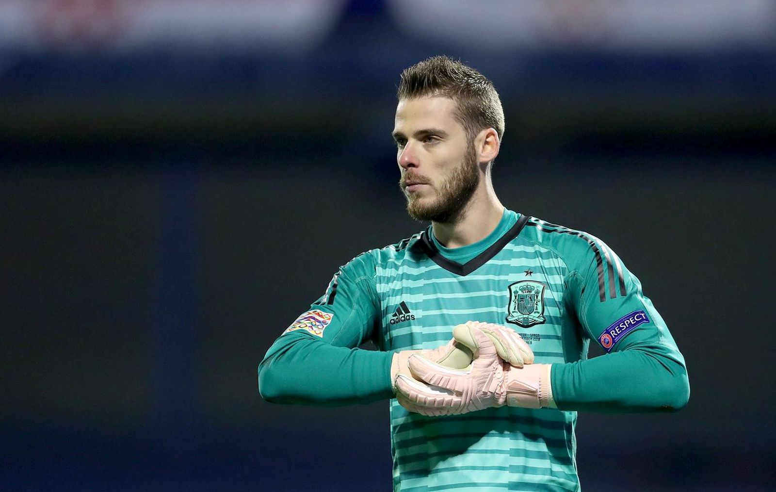 15.11.2018., stadion Maksimir, Zagreb - UEFA Liga nacija, Liga A, skupina 4, 3. kolo, Hrvatska - Spanjolska. David de Gea. "nPhoto: Igor Kralj/PIXSELL