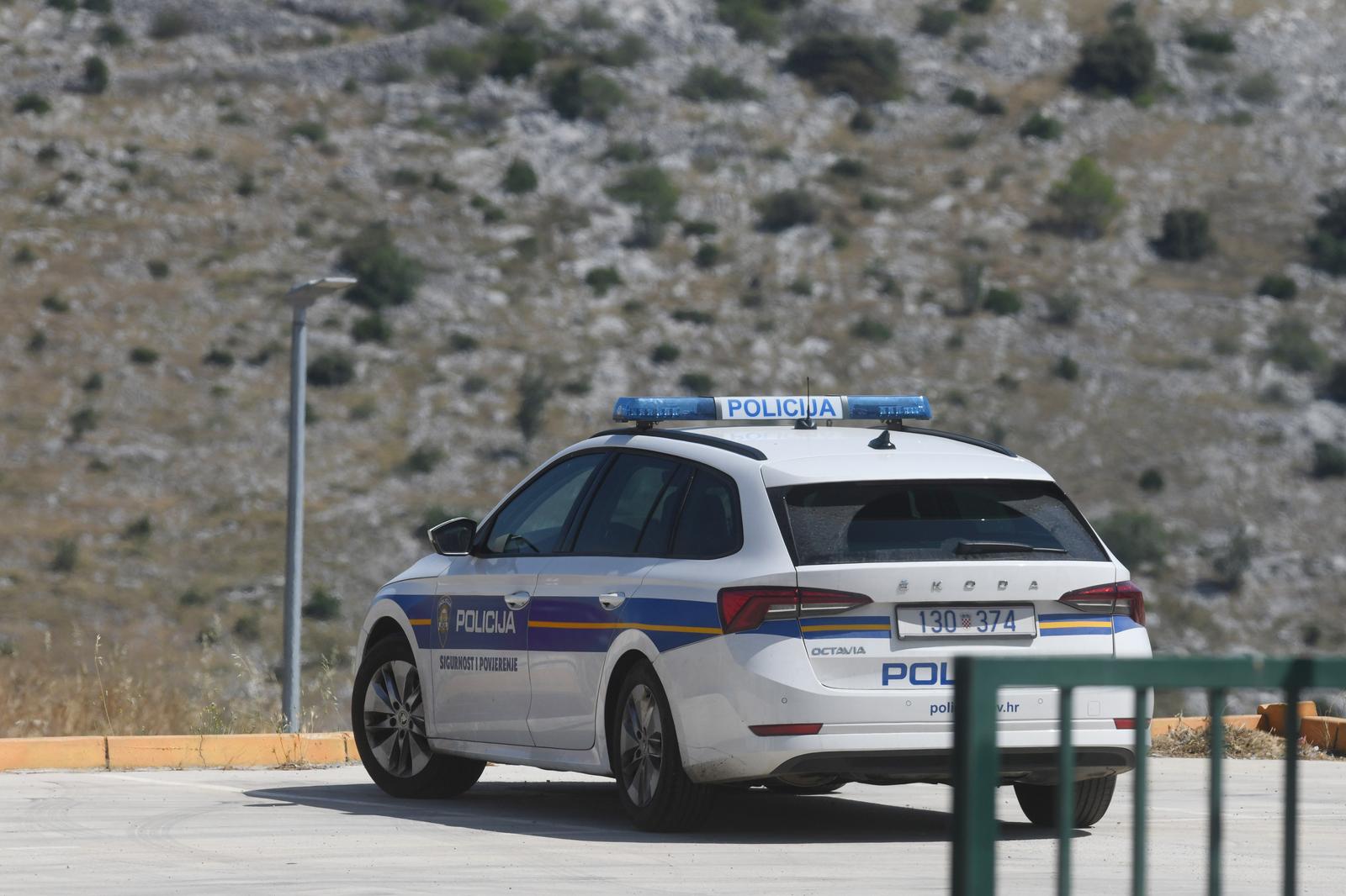 16.07.2023., Sibenik - Pozar na odlagalsitu otpada Bikarac kod Sibenika. Photo: Hrvoje Jelavic/PIXSELL