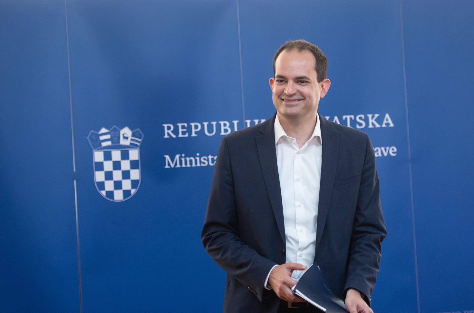 17.7.2023., Zagreb - Ministar Ivan Malenica dao je izjavu za medije u Ministarstvu pravosudja i uprave. Photo: Neva Zganec/PIXSELL