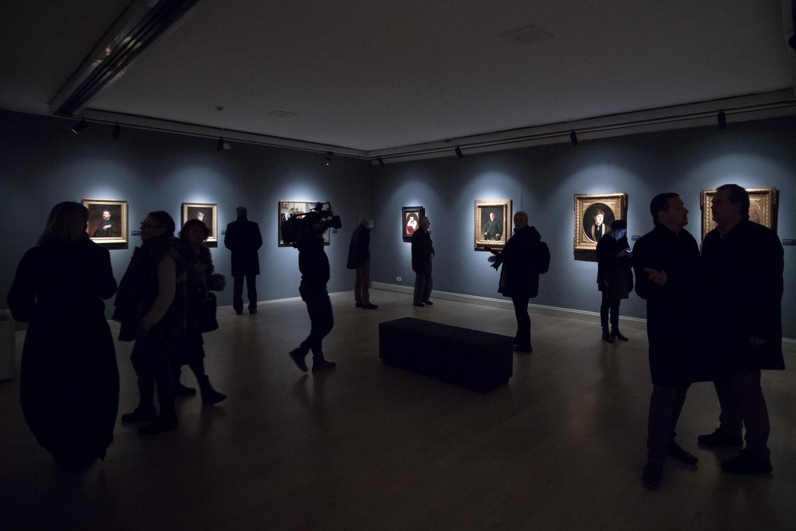 18.01.2018., Zagreb -  U Galeriji klovicevi dvori otvorena je izlozba -  Ciklus VLAHO BUKOVAC – Parisko razdoblje 1877.-1893. kojom je svecano obiljezen pocetak Europske godine kulturne bastine 2018. u Republici Hrvatskoj.r"nr"nPhoto: Davor Puklavec/PIXSELL