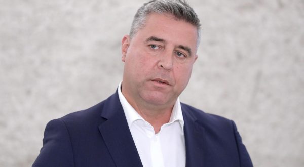 18.05.2023., Zagreb - Na konferenciji za medije odrzanoj u Saboru o zastiti hrvatskog neba stranim zrakoplovima govorio je zastupnik Franko Vidovic. Photo: Patrik Macek/PIXSELL