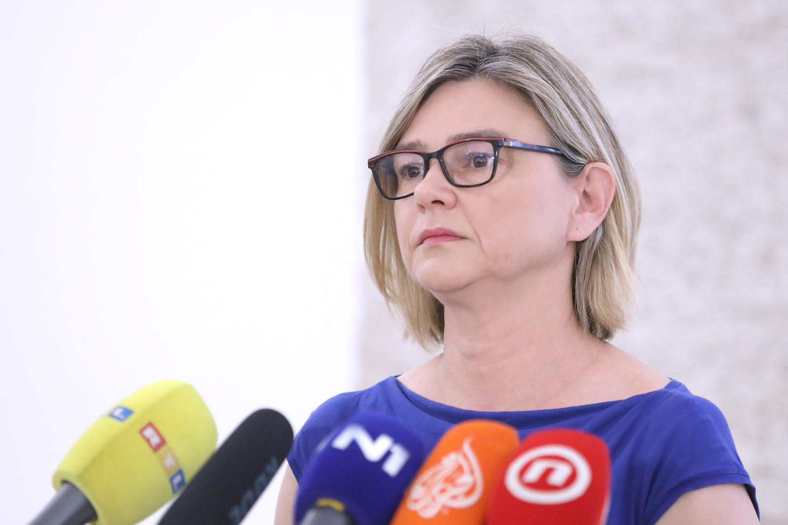 18.07.2023., Zagreb - U Saboru je odrzan jos jedan u nizu sastanaka predstavnika oporbenih stranaka. Nakon proslotjednog zavrsetka ljetne plenarne sjednice Sabora celnici stranaka pokusavaju pokazati da nisu otisli na godisnje odmore i da ce raditi cijelo ljeto.  Photo: Patrik Macek/PIXSELL