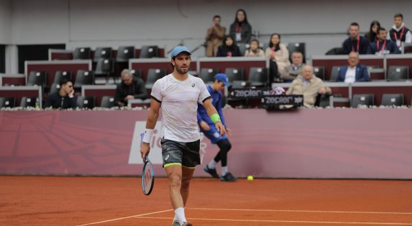 18.04.2023., Banja Luka, Bosna i Hercegovina - Mec drugog kola ATP turnira Srpska Open izmedju srpskog tenisaca Lasla Djerea i hrvatskog tenisaca Borne Corica. Borna Coric Photo: Dejan Rakita/PIXSELL