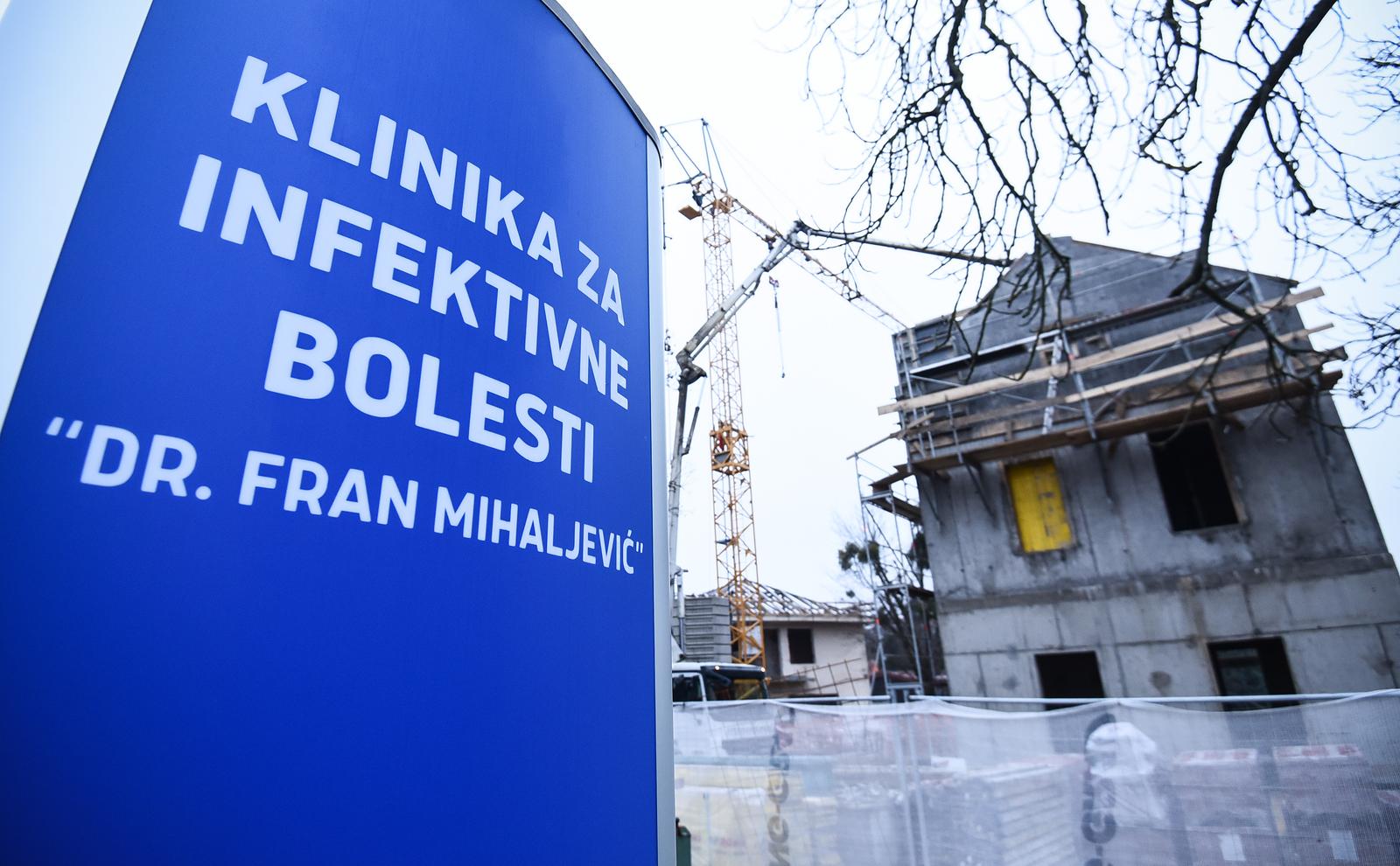 19.12.2022., Zagreb - Obilazak obnovljenog prostora Klinike za infektivne bolesti "Dr. Fran Mihaljevic" nakon potresa. Photo: Neva Zganec/PIXSELL