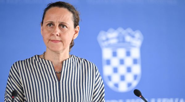 20.7.2023., Zagreb - U NSK je odrzana redovna sjednica vlade. Nakon sjednice Nina Obuljen Korzinek dala je izjave za medije. Photo: Davorin Visnjic/PIXSELL