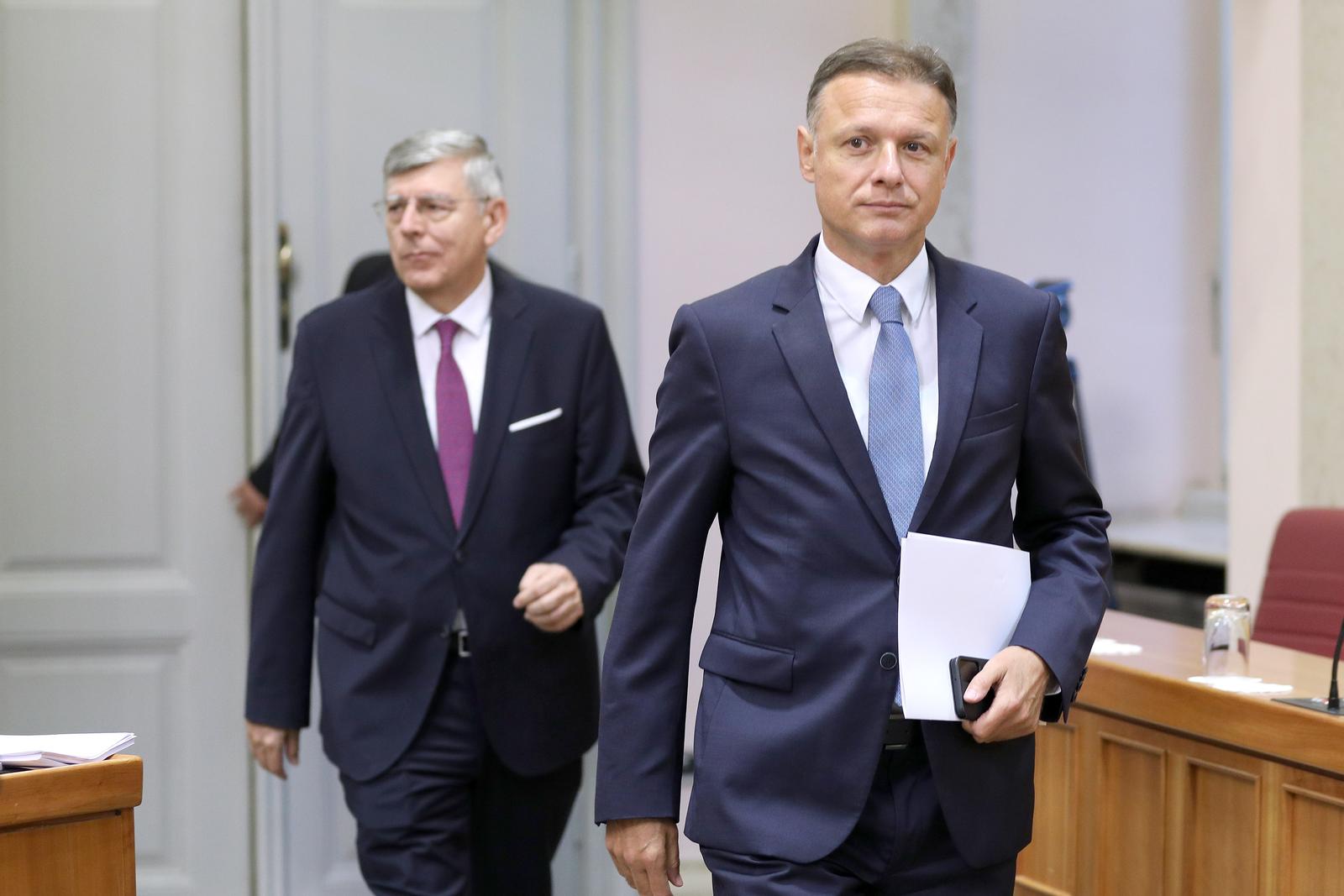 21.07.2023., Zagreb - Na zahtjev predsjednika Milanovica zastupnici su se okupili na izvanrednu sjednicu Sabora. Na dnevnom redu sjednice, koja ce trajati tri dana, su strajk sudskih namjestenika i plinska afera. Photo: Patrik Macek/PIXSELL