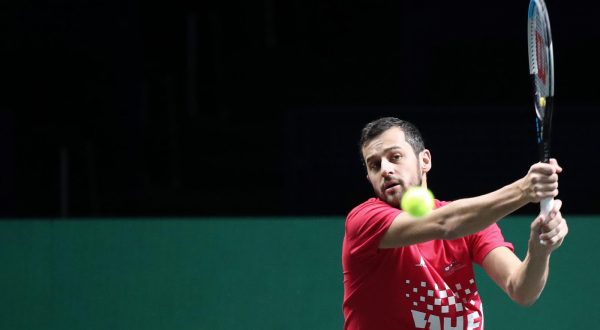 22.11.2022., Malaga - Davis Cup by Rakuten Final. Trening hrvatske reprezentacije. Pavic Mate. Photo: Sanjin Strukic/PIXSELL