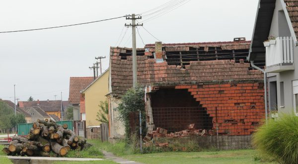 23.07.2023., Retkovci - Saniranje stete u slavonskim selima nakon razornog nevremena. Photo: Dubravka Petric/PIXSELL
