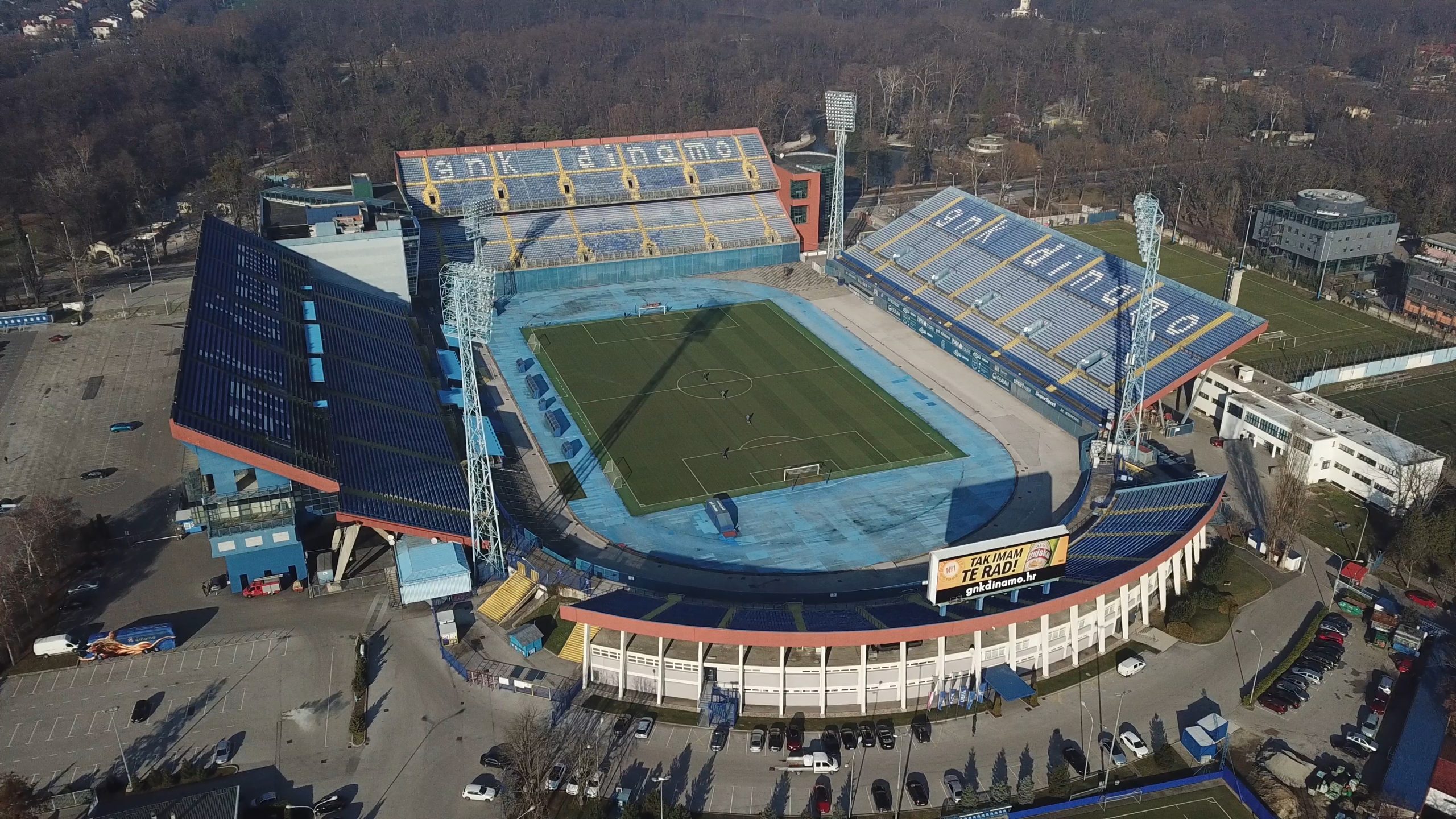 08.01.2020., Zagreb - Fotografija stadiona Maksimir iz zraka. Photo: PIXSELL