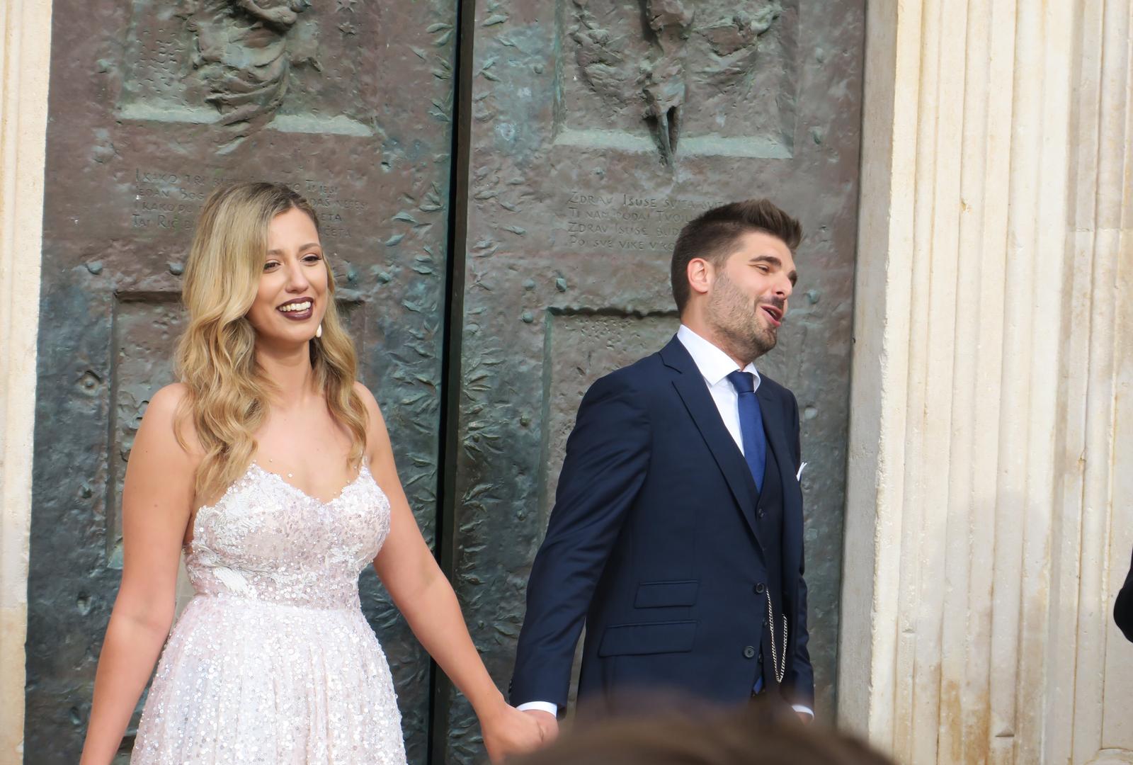 25.05.2019., Hvar - Vjencanje Brune Sanader i Vedrana Vukadinovica u hvarskoj katedrali. Photo: Ivo Cagalj/PIXSELL