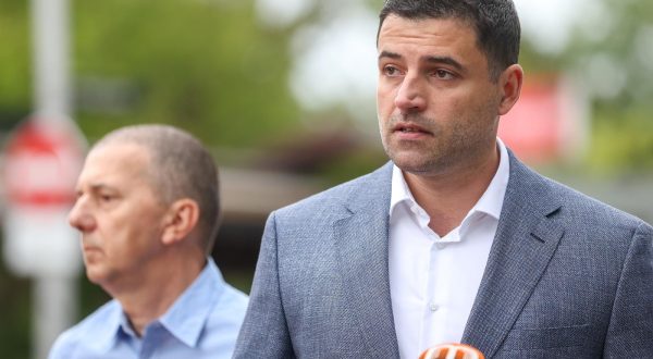 25.07.2023., Zagreb, SRC Jarun - Konferencija za medije Socijaldemokrata Grada Zagreba. Konferenciju je odrzao Davor Bernardic, predsjednik Socijaldemokrata Grada Zagreba sa suradnicima na temu: "Prijedlozi za Zagreb bez ambrozije i nove afere gradonacelnika Tomasevica".
 Photo: Igor Kralj/PIXSELL