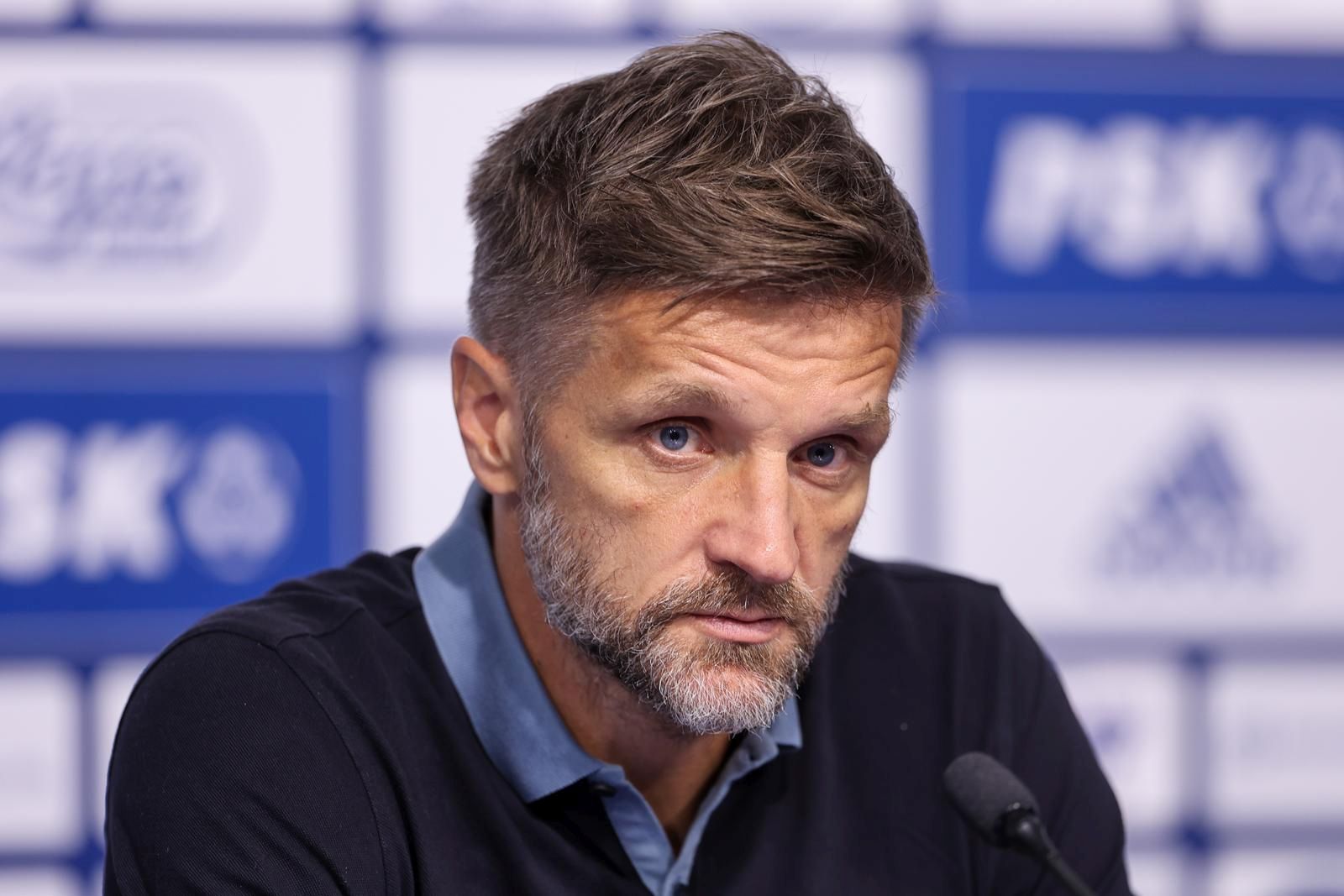 25.07.2023., stadion Maksimir, Zagreb - Trener Dinama Igor Biscan na konferenciji za medije nakon prve utakmice 2. pretkola UEFA Lige prvaka, GNK Dinamo - Astana. Photo: Marko Prpic/PIXSELL