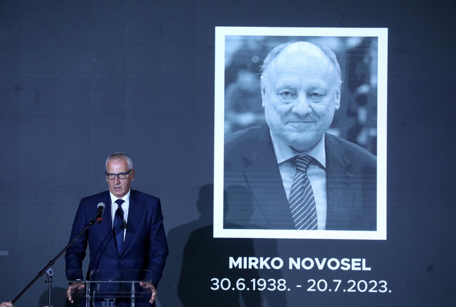 26.07.2023., Zagreb - U hotelu Esplanade odrzana je komemoracija za Mirka Novosela. Photo: Robert Anic/PIXSELL