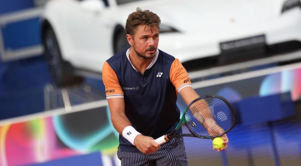 26.07.2023., Umag -
Plava Laguna Croatia Open Umag. Drugo kolo, mec izmedju Svicarca Stan Wawarinka i Austrijanac Filip Misolic.  Photo: Srecko Niketic/PIXSELL