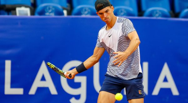 26.07.2023., Umag - Plava Laguna Croatia Open Umag. 

Drugo kolo, mec izmedju Madjara Zsombor Piros i Hrvata Dino Prizmic . Photo: Srecko Niketic/PIXSELL